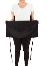 Load image into Gallery viewer, Black Waist Apron, 11 inch: Gateway