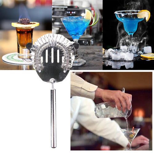 Bar Strainer Cocktail Shaker Silver